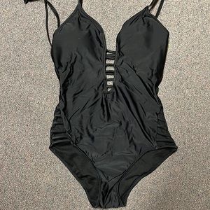 Black one piece